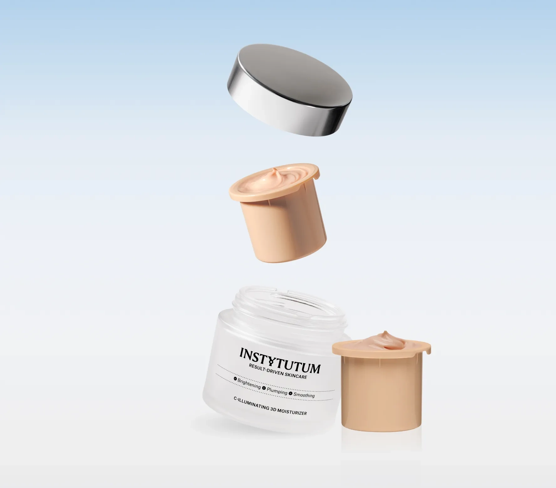 6 Brightening C-Illuminating 3D Moisturizer Travel Size Зволожувальний крем з ефектом сяяння реліф-капсула - Зображення 1