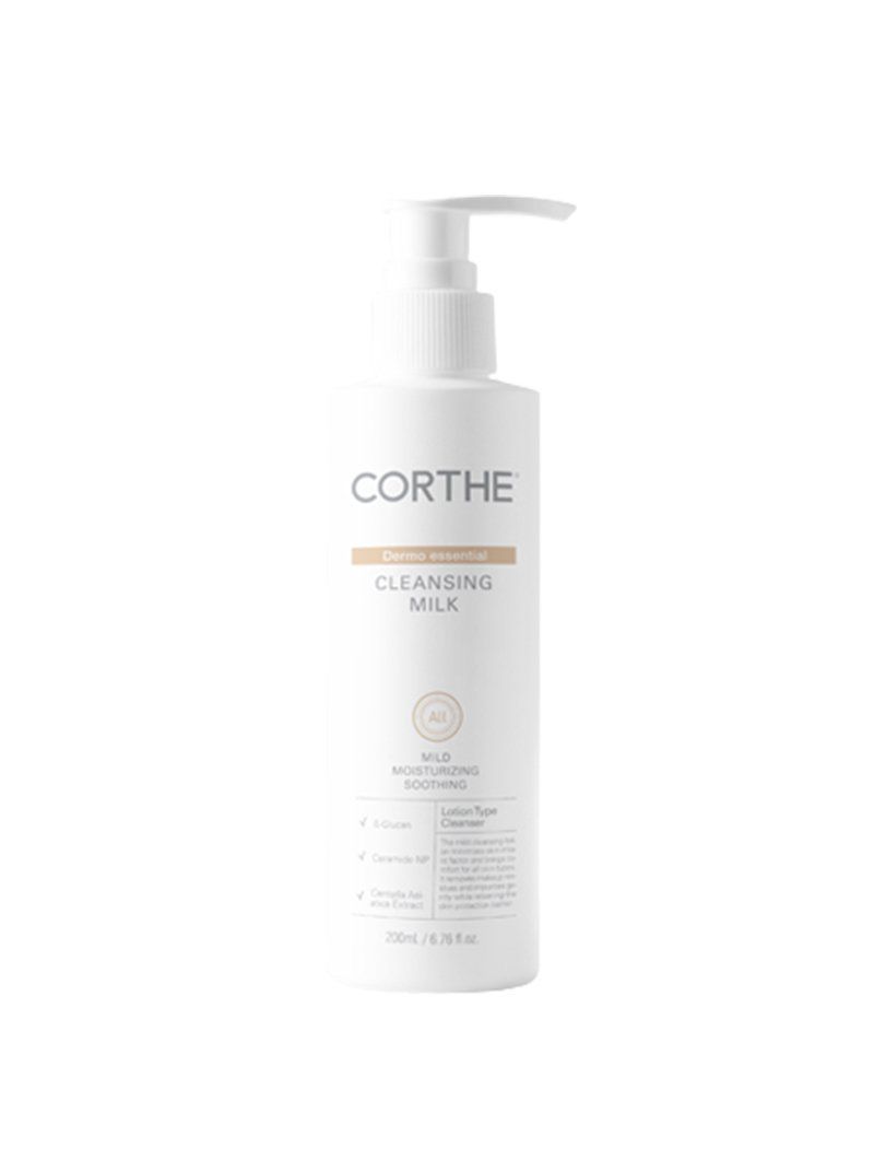 2 Очищувальне молочко для обличчя CORTHE Dermo Essential Cleansing Milk - Зображення 1